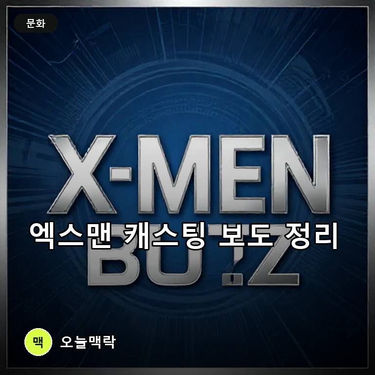 마블 ‘엑스맨’ 캐스팅 보도 확산…엠마 프로스트·진 그레이 관련 소식의 현재 주제를 표현한 AI 생성 편집 이미지