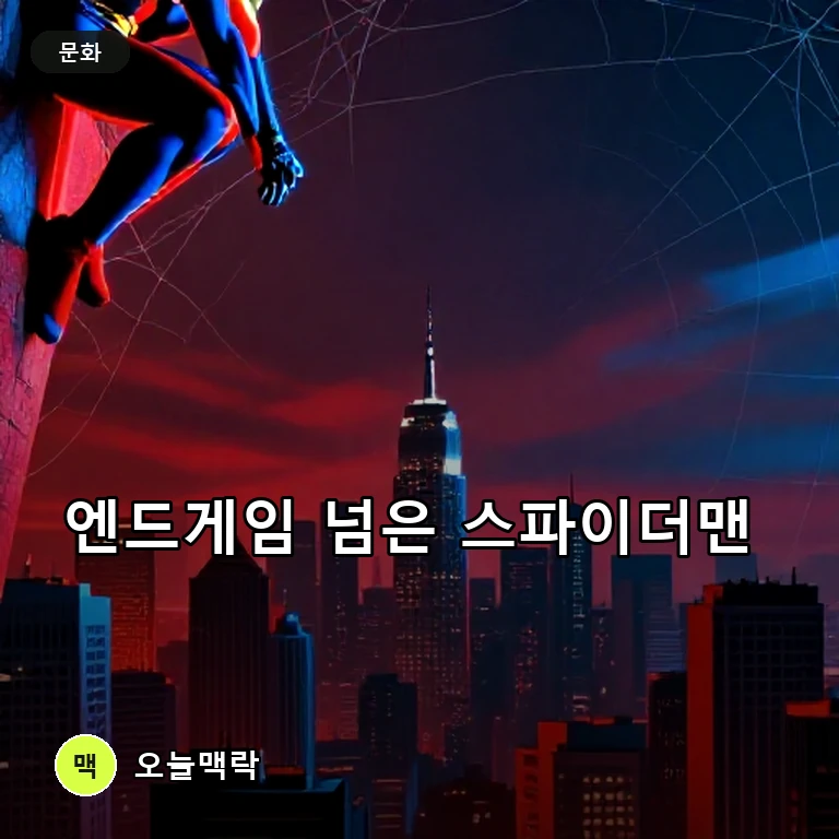 ‘스파이더맨: 브랜드 뉴 데이’, ‘엔드게임’ 넘어 역대 최고 오프닝 주제를 표현한 편집 이미지