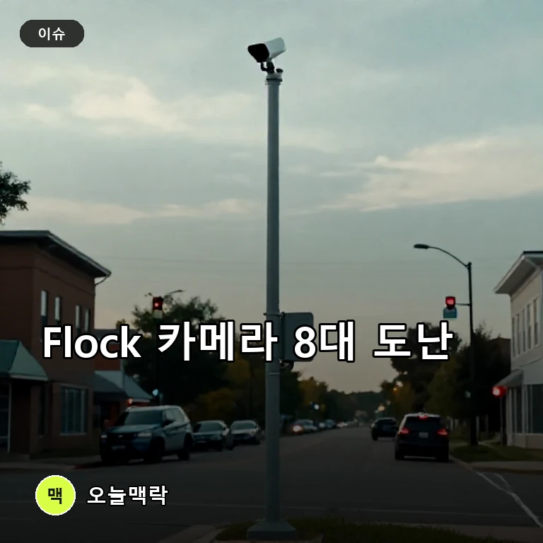 미국 위노나서 Flock 카메라 8대 도난…경찰은 아직 못 찾아 주제를 표현한 편집 이미지