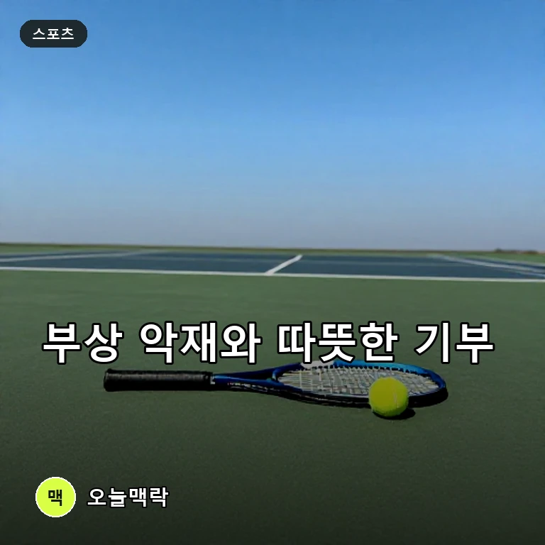 남자 테니스 1위 신네르 신시내티오픈 불참…부상 악재 속 기부·교육 소식 잇따라 주제를 표현한 편집 이미지