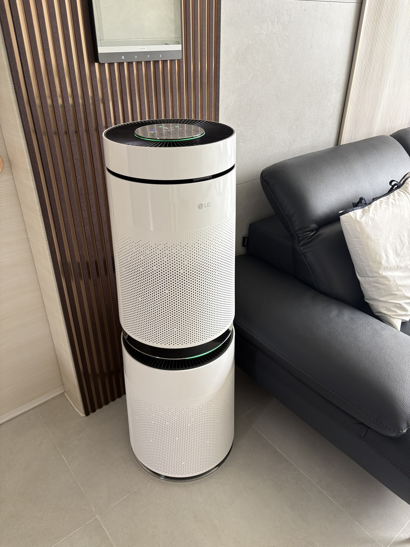 LG 퓨리케어 AI 360 공기청정기 + LG 휘센 오브제컬렉션 제습기 21L (AS285DWWC + DQ214MEGA) 미세먼지 곰팡이방지 제품 이미지
