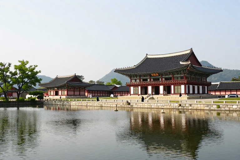 동궁과 월지 기본정보와 관람 팁 주제를 표현한 편집 이미지