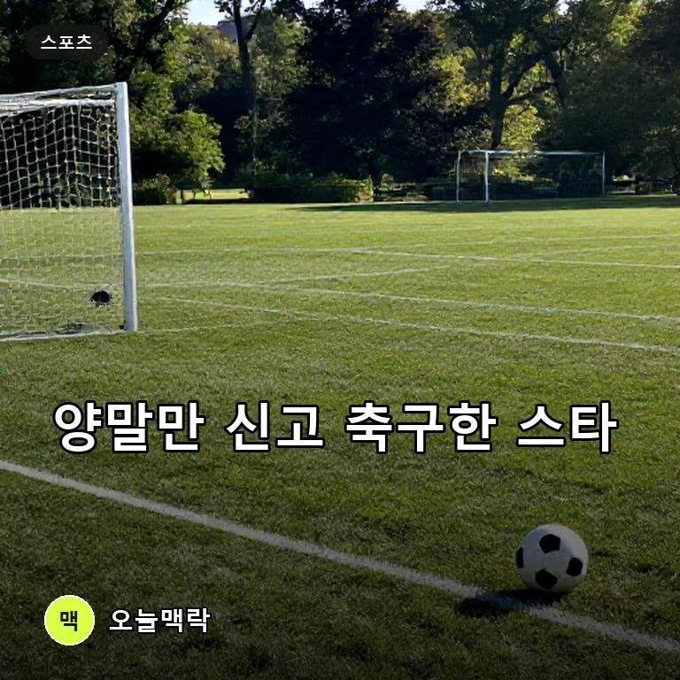 양말 신은 월드컵 스타의 깜짝 등장과 막 오른 美 대학 축구 주제를 표현한 편집 이미지